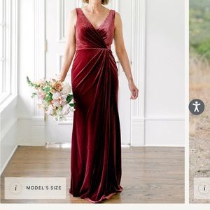Revelry Bridesmaid dress romantic rose